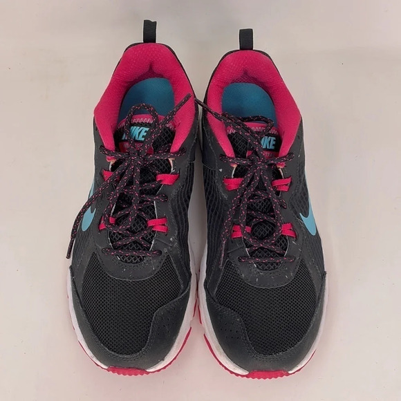 Nike Shoes Sneakers Running Wild Trail Black Pink Size 8.5 - Picture 5 of 12